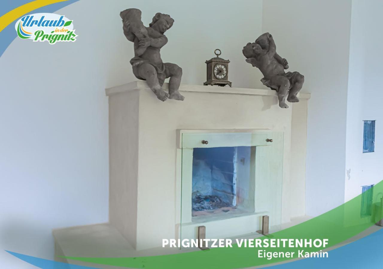 Bauernhof-Streichel-Zoo-Kombi-Familien-Suite-Im-Wald-Am-See Gulow Bagian luar foto